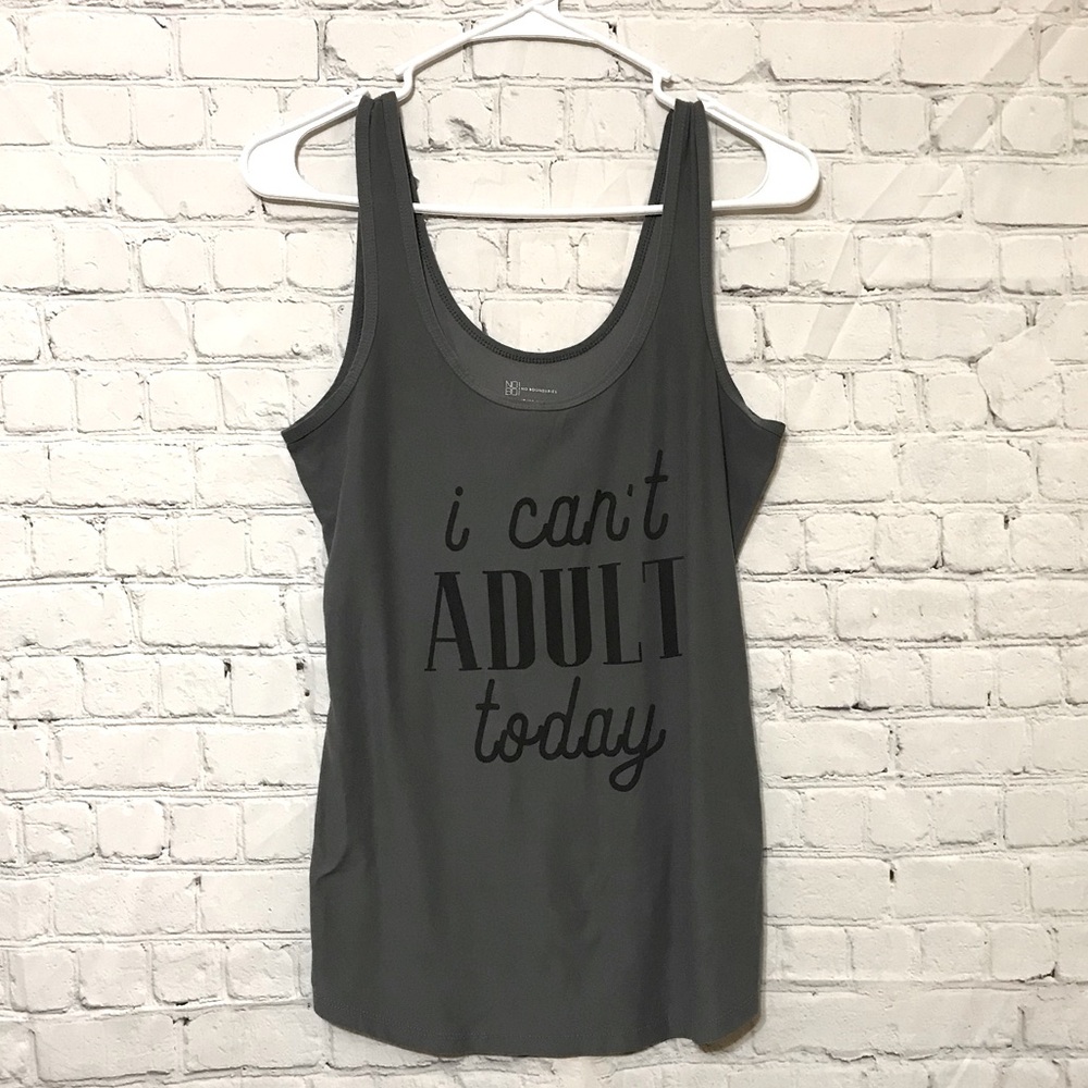 **LAST CHANCE CLEARANCE** Can’t Adult Tank Top